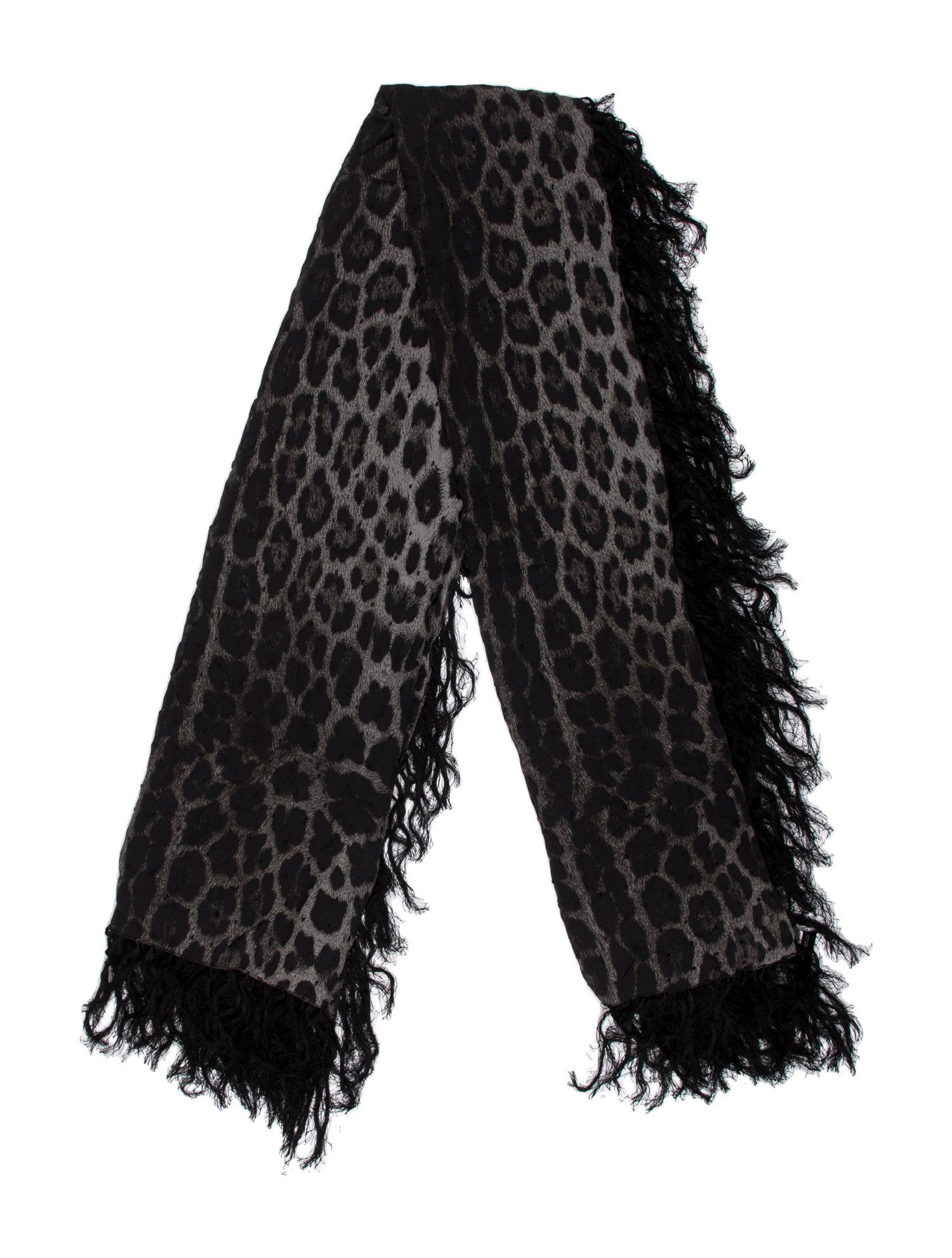 Roberto Cavalli Silk Animal Print Scarf