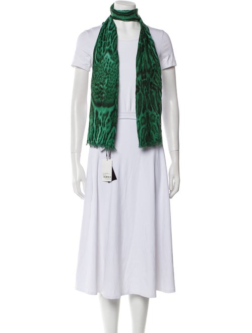 Roberto Cavalli Animal Print Scarf