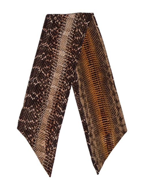 Roberto Cavalli Silk Printed Scarf