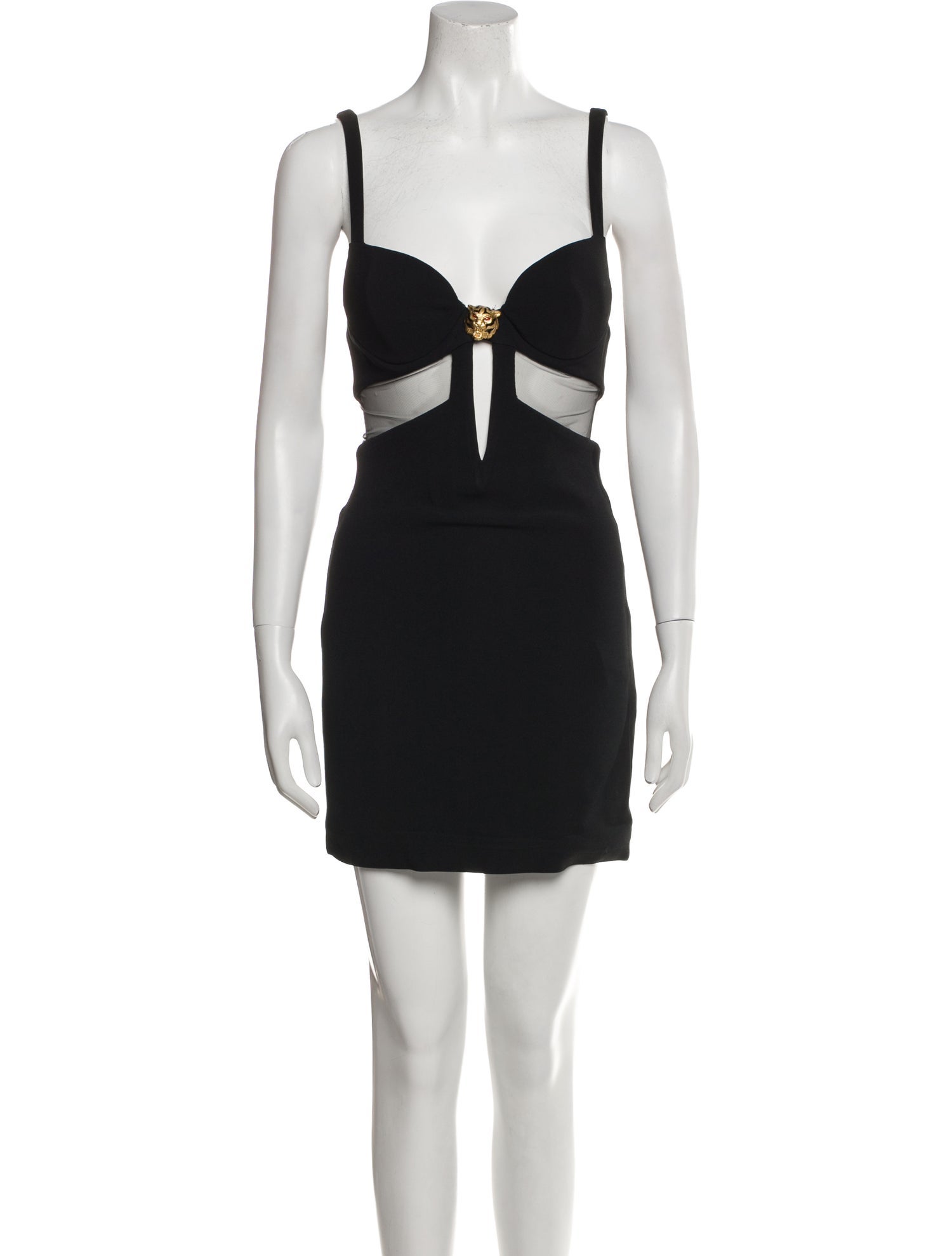 Roberto Cavalli V-Neck Mini Dress