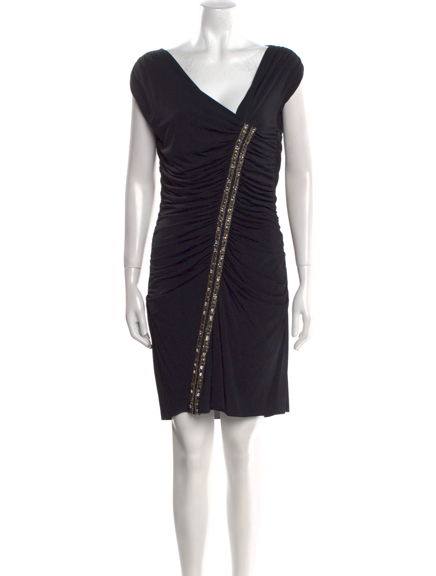 Roberto Cavalli V-Neck Mini Dress