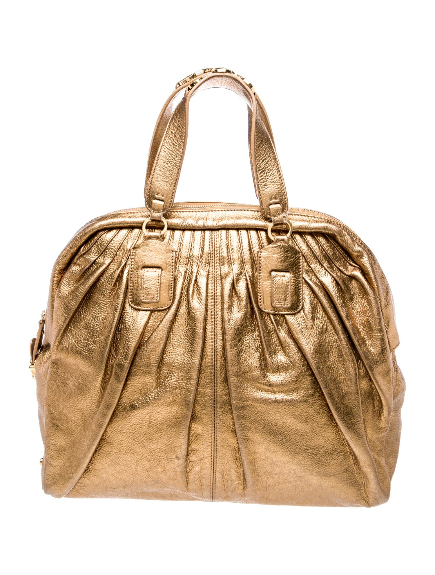 Roberto Cavalli Leather Top Handle Bag
