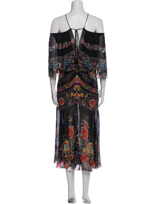 Roberto Cavalli Silk Midi Length Dress