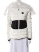Roberto Cavalli Colorblock Pattern Down Jacket