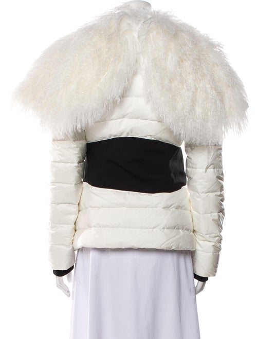 Roberto Cavalli Colorblock Pattern Down Jacket