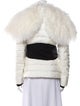 Roberto Cavalli Colorblock Pattern Down Jacket