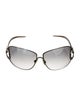 Roberto Cavalli Shield Gradient Sunglasses