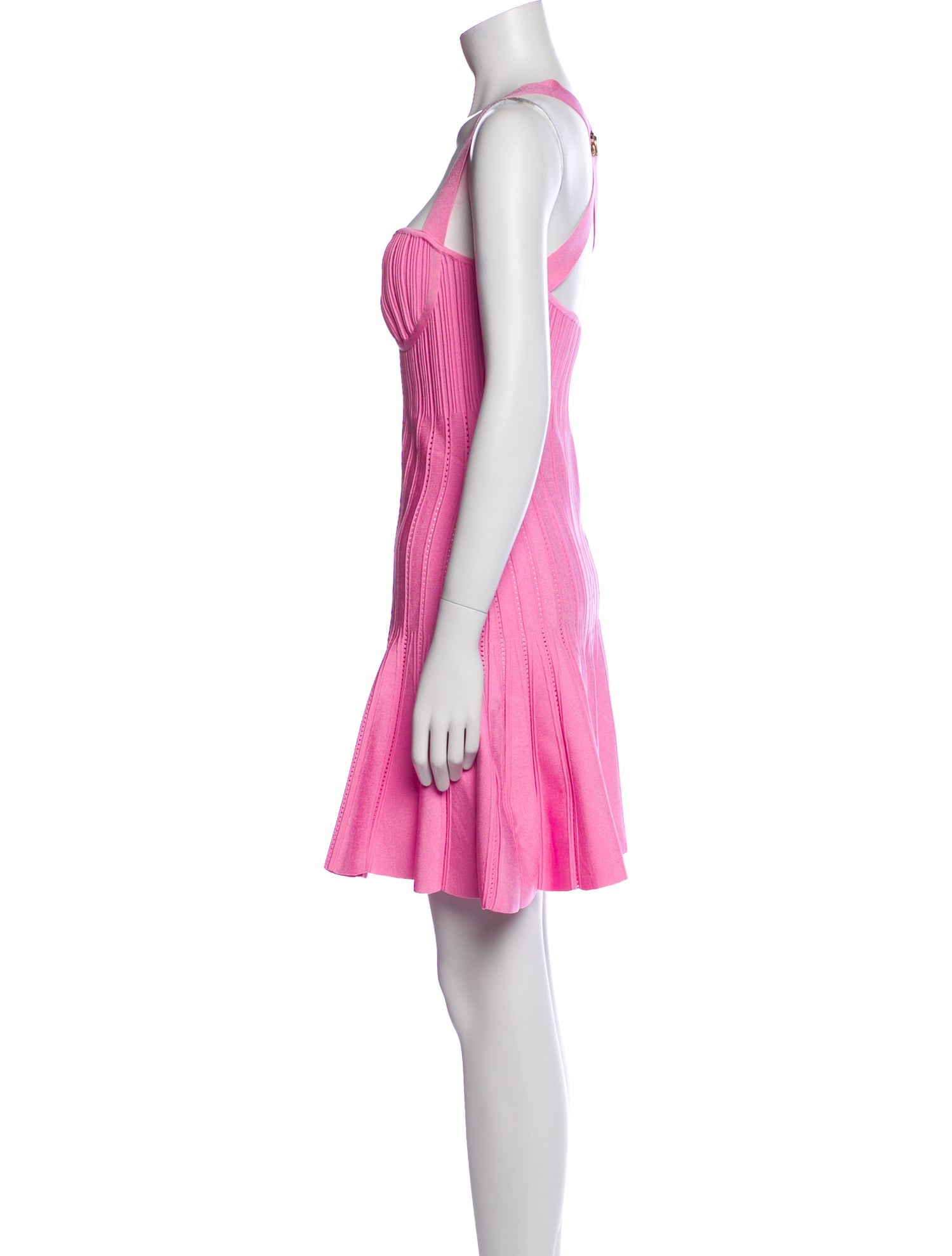 Roberto Cavalli V-Neck Mini Dress w/ Tags