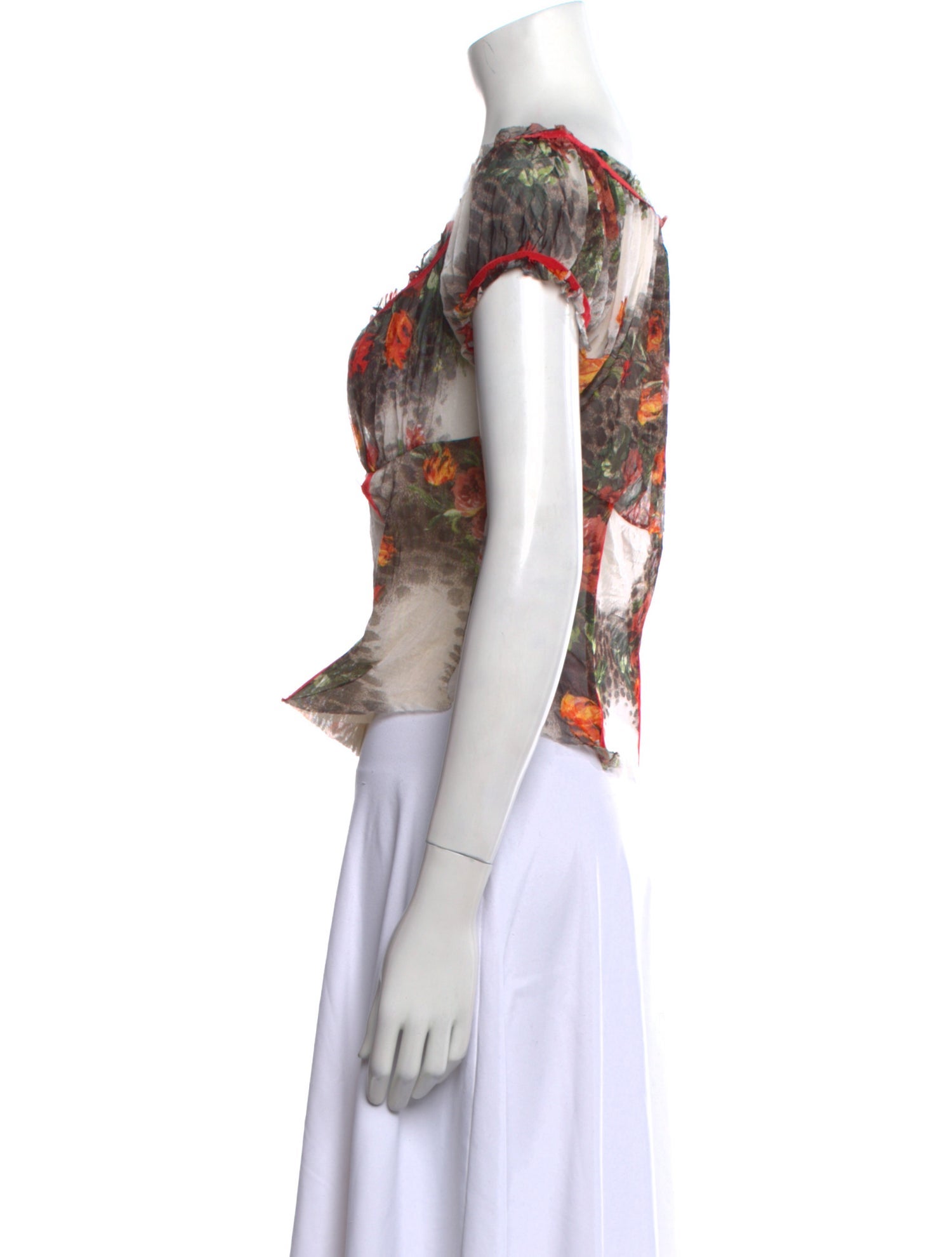 Roberto Cavalli Vintage 2000's Crop Top