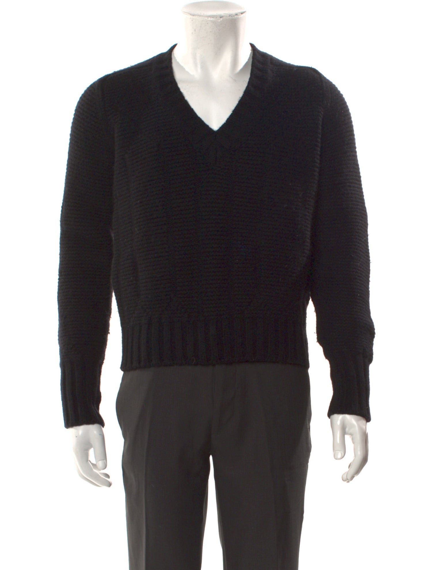 Roberto Cavalli Virgin Wool V-Neck Pullover