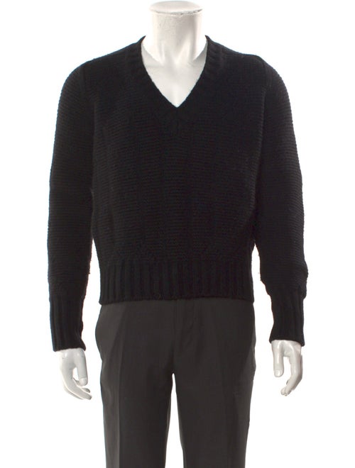 Roberto Cavalli Virgin Wool V-Neck Pullover