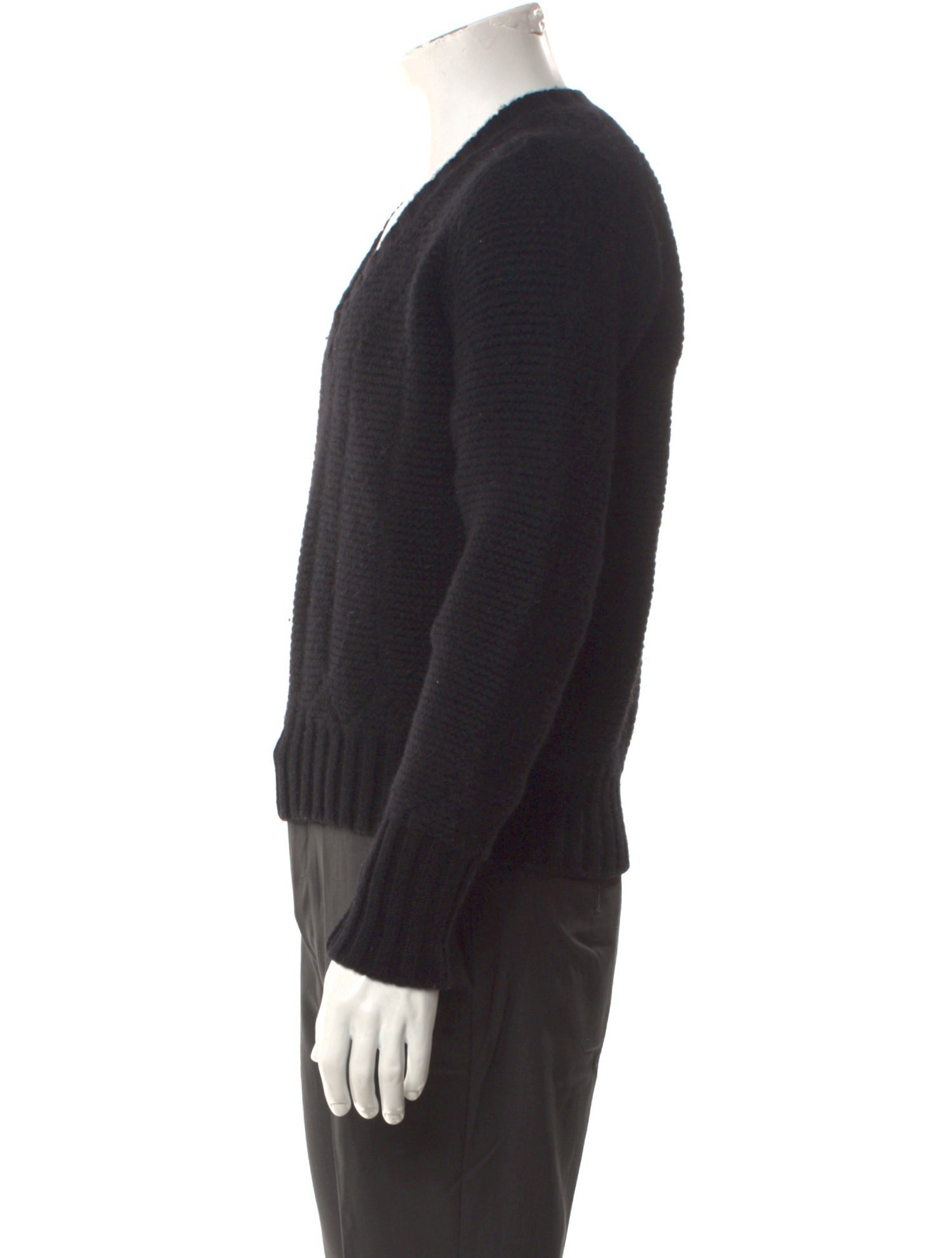Roberto Cavalli Virgin Wool V-Neck Pullover