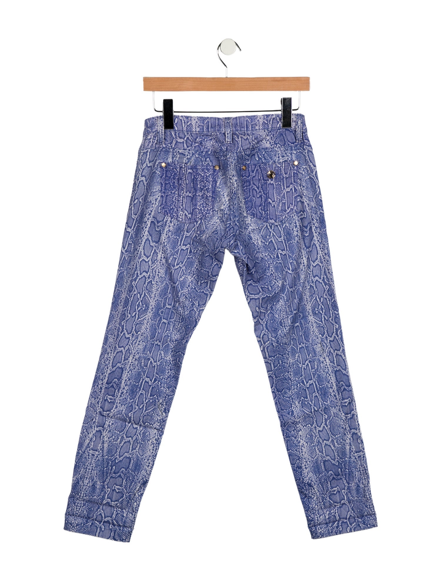 Roberto Cavalli Mid-Rise Straight Leg Jeans