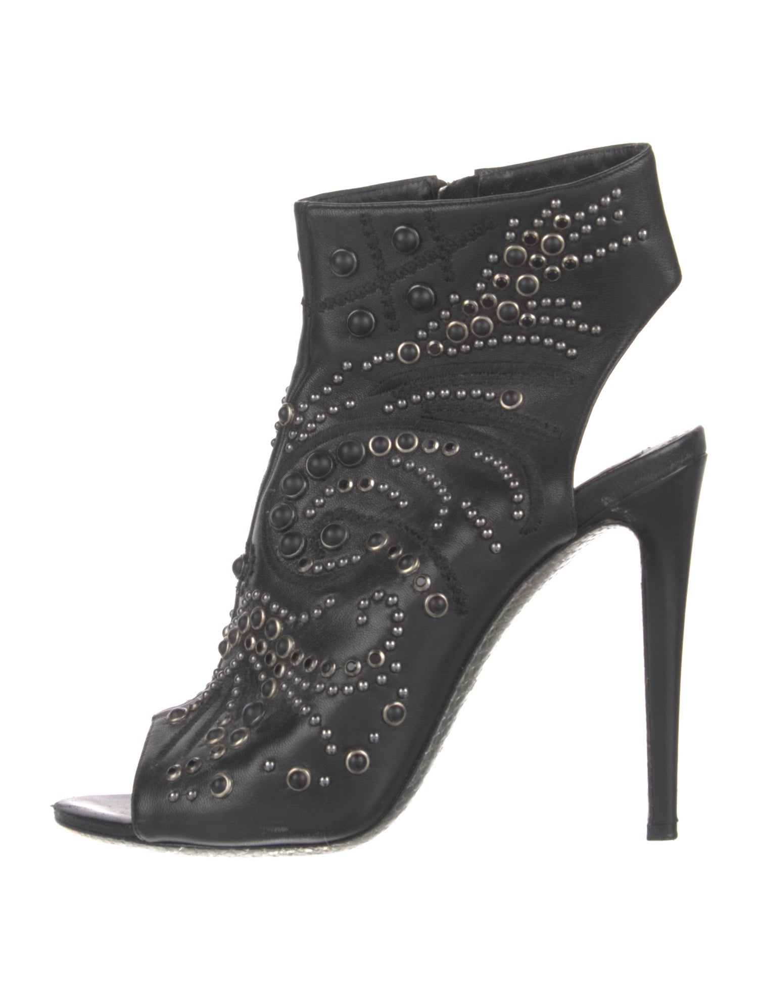 Roberto Cavalli Leather Gladiator Sandals