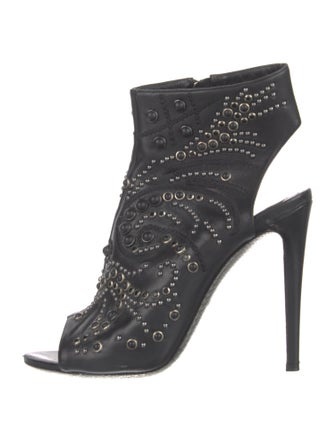 Roberto Cavalli Leather Gladiator Sandals