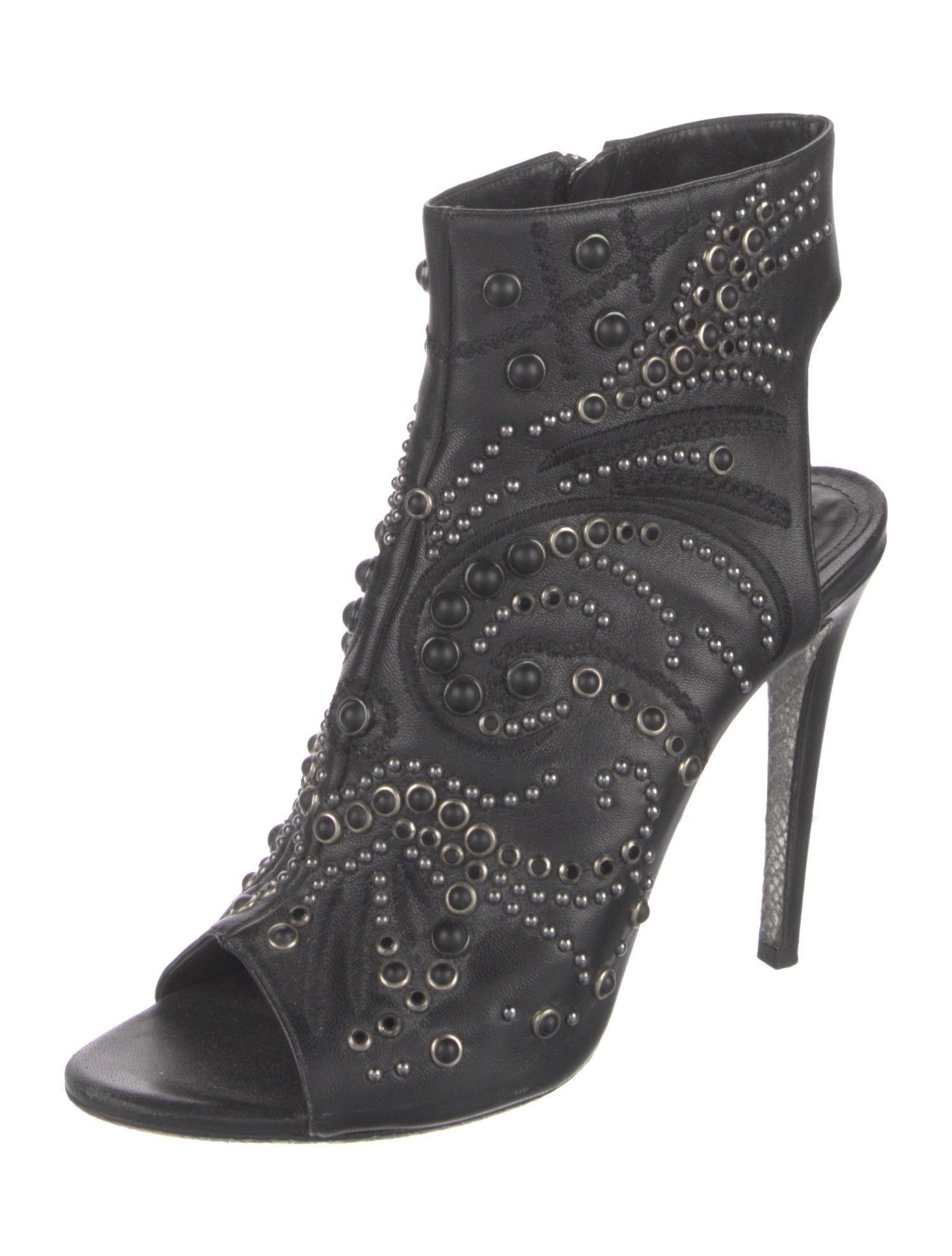 Roberto Cavalli Leather Gladiator Sandals