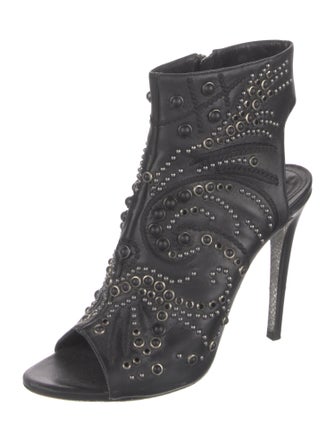 Roberto Cavalli Leather Gladiator Sandals