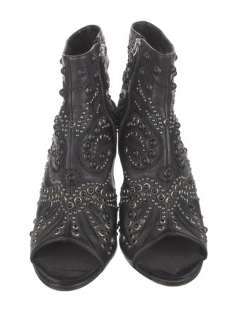 Roberto Cavalli Leather Gladiator Sandals