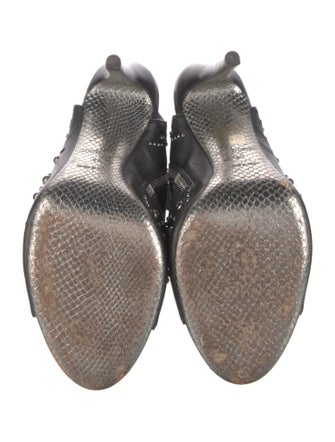 Roberto Cavalli Leather Gladiator Sandals