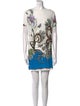 Roberto Cavalli Printed Knee-Length Dress