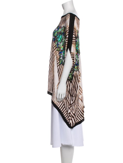 Roberto Cavalli Printed Bateau Neckline Sweater