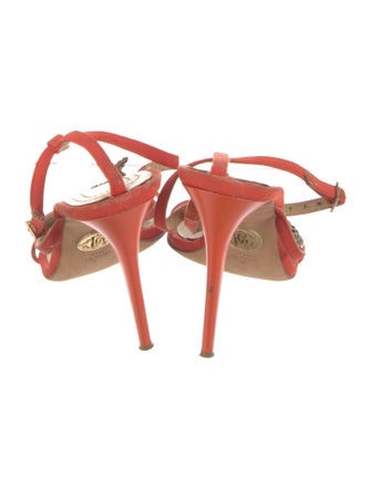 Roberto Cavalli T-Strap Sandals