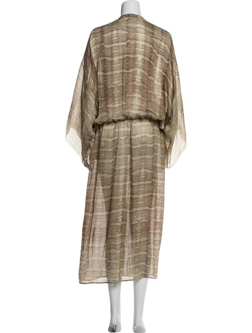 Roberto Cavalli Silk Long Dress