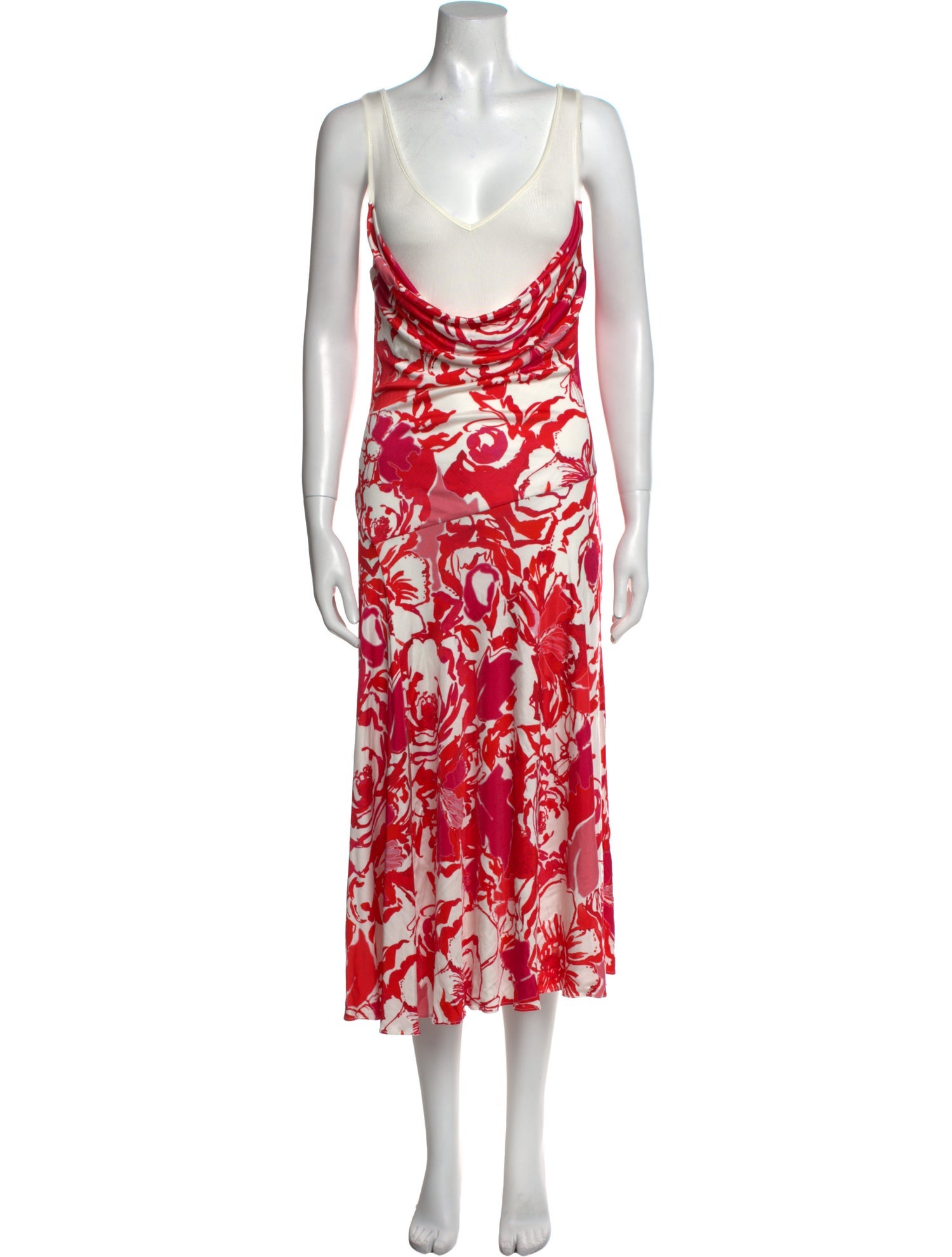 Roberto Cavalli Printed Long Dress