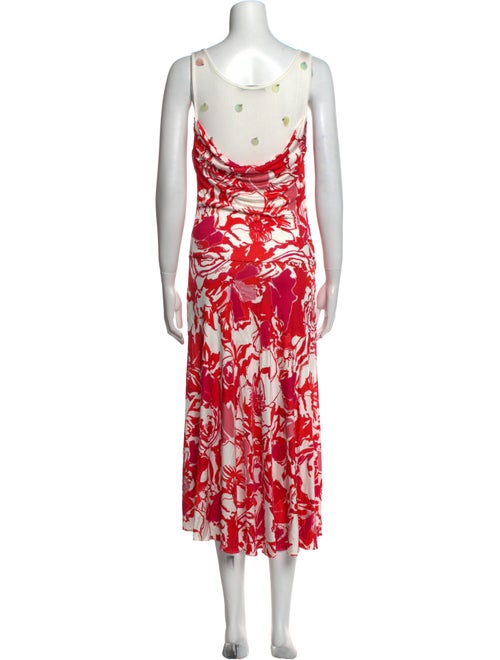 Roberto Cavalli Printed Long Dress