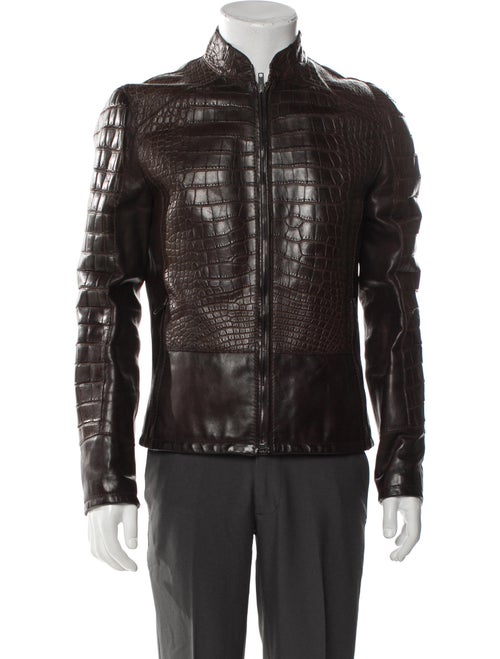 Roberto Cavalli 2010's Crocodile Moto Jacket