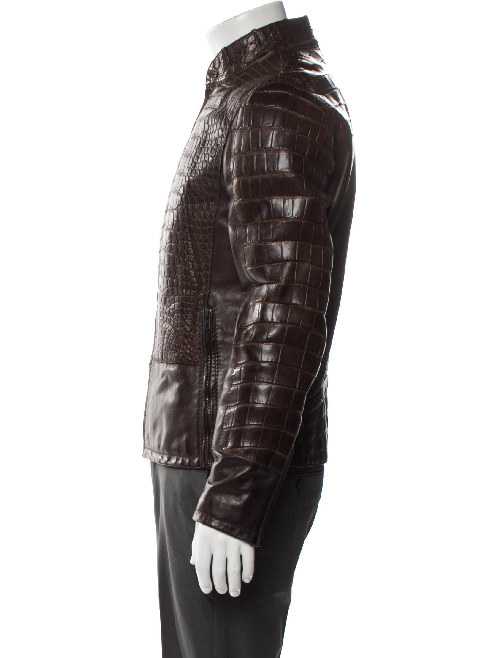 Roberto Cavalli 2010's Crocodile Moto Jacket