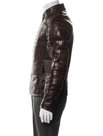 Roberto Cavalli 2010's Crocodile Moto Jacket