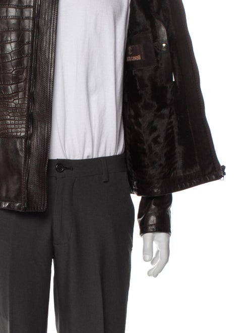 Roberto Cavalli 2010's Crocodile Moto Jacket