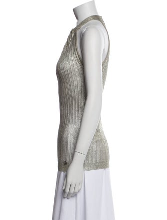 Roberto Cavalli Halterneck Sleeveless Top