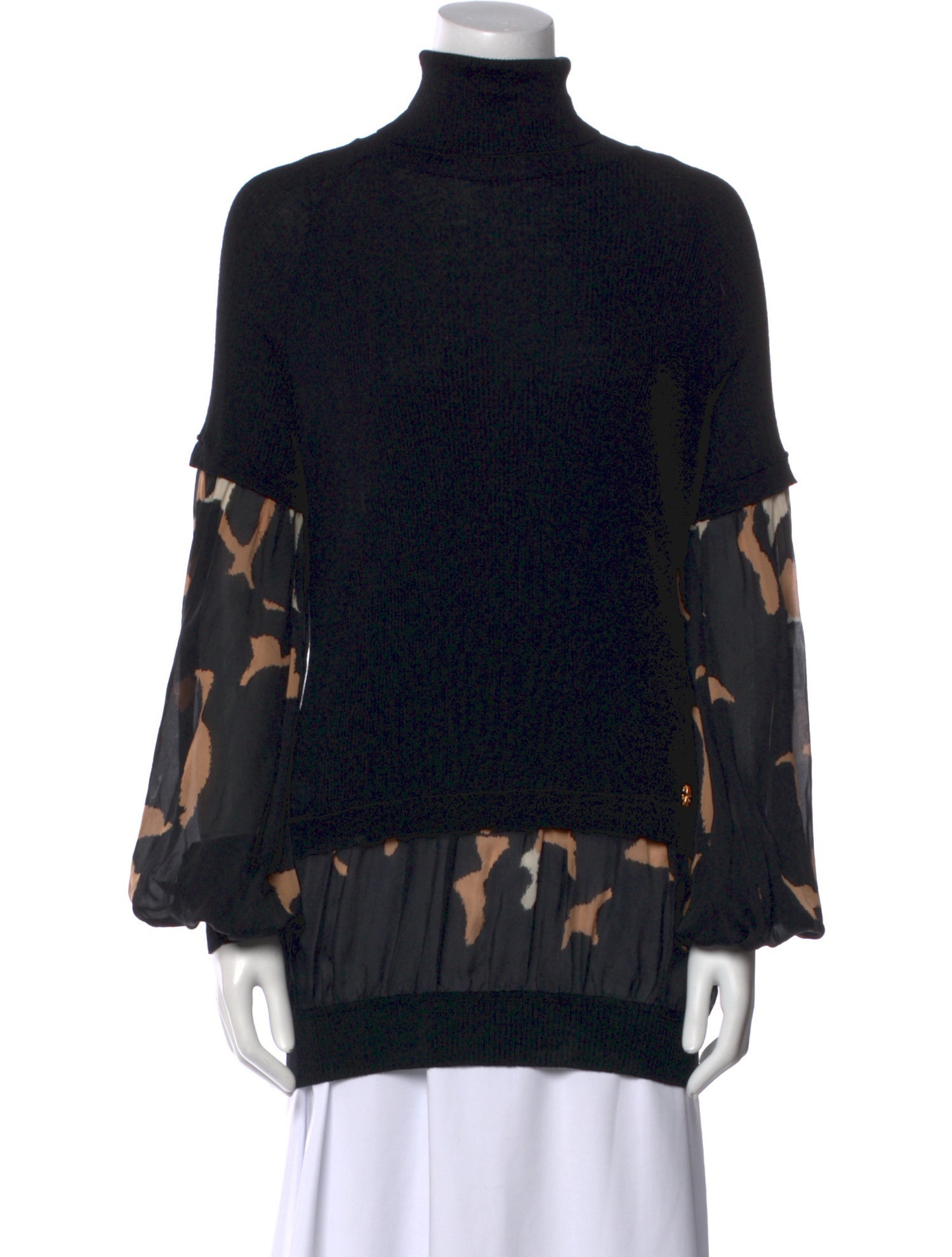 Roberto Cavalli Wool Printed Sweatshirt