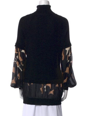 Roberto Cavalli Wool Printed Sweatshirt