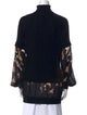 Roberto Cavalli Wool Printed Sweatshirt