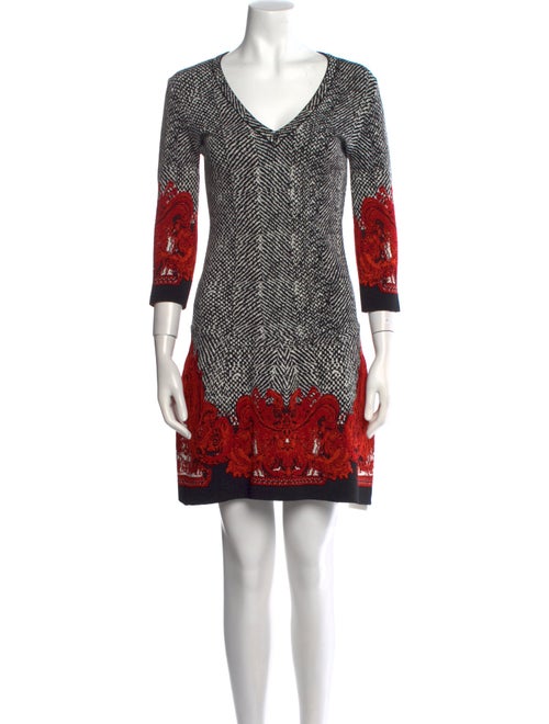 Roberto Cavalli Printed Knee-Length Dress
