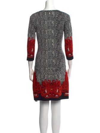 Roberto Cavalli Printed Knee-Length Dress