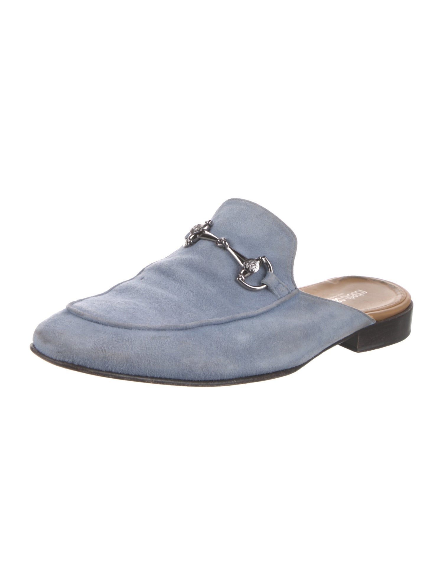 Roberto Cavalli Suede Slippers