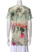 Roberto Cavalli Printed Scoop Neck T-Shirt