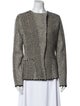 Roberto Cavalli Wool Printed Evening Jacket
