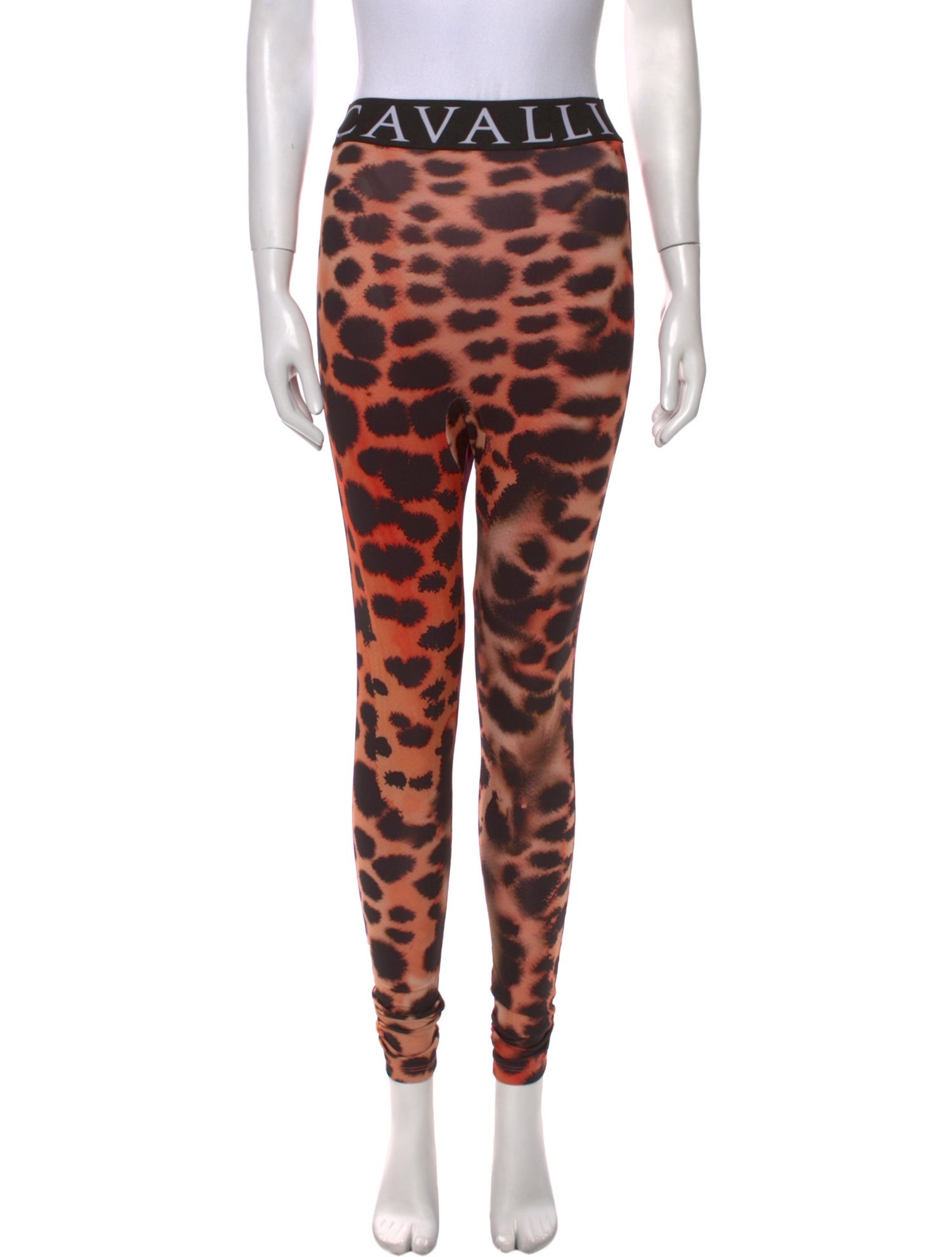 Roberto Cavalli Animal Print Skinny Leg Pants w/ Tags