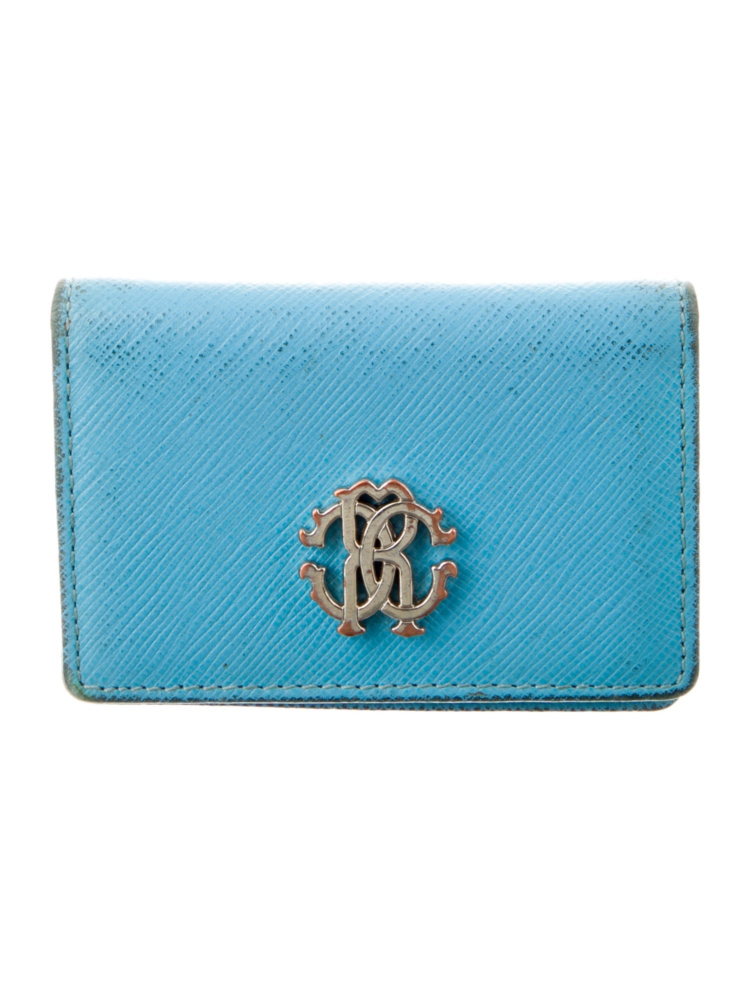 Roberto Cavalli Leather Coin Pouch