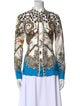 Roberto Cavalli Silk Printed Top