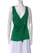 Roberto Cavalli Cowl Neck Sleeveless Top