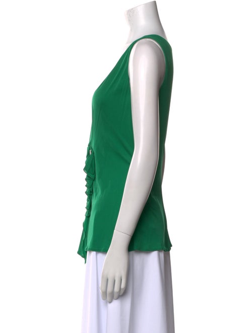Roberto Cavalli Cowl Neck Sleeveless Top