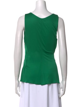 Roberto Cavalli Cowl Neck Sleeveless Top