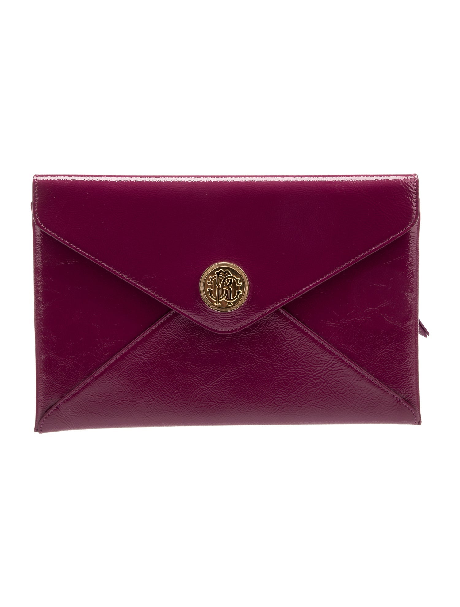 Roberto Cavalli Patent Leather Clutch