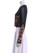 Roberto Cavalli Paisley Print Scoop Neck Sweater